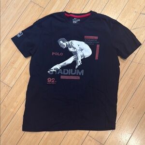 Polo by Ralph Lauren Black Stadium Tee